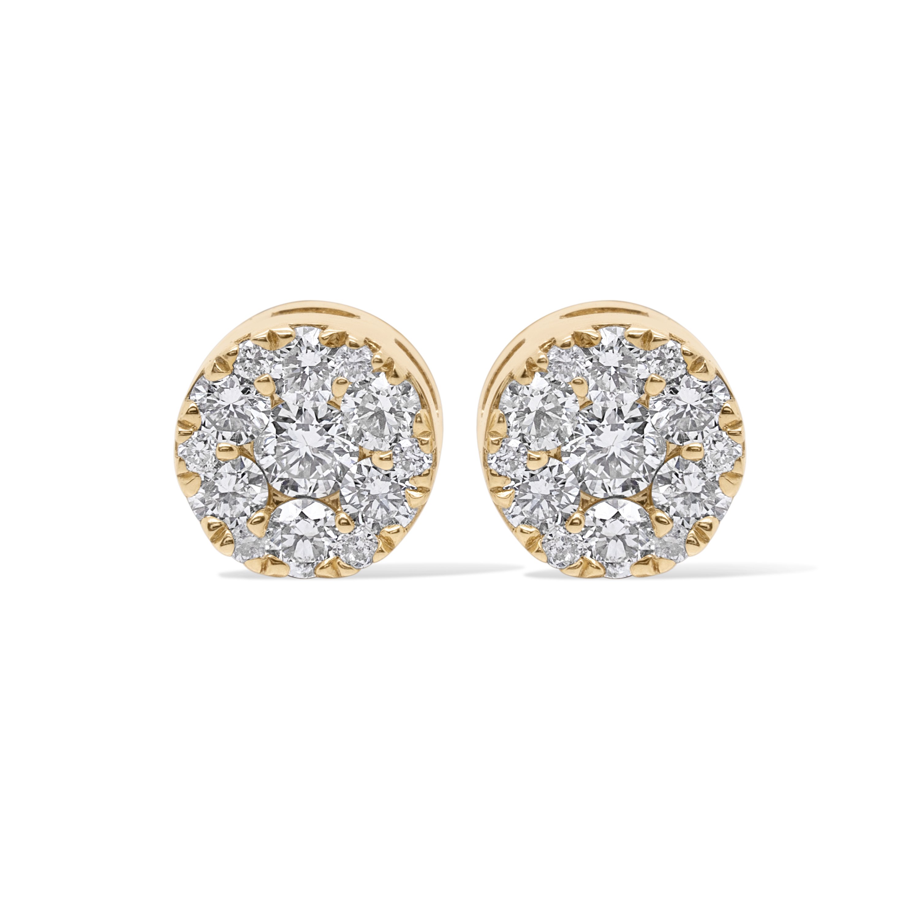 Diamond Earrings 0.46 ct. 10K Yellow Gold